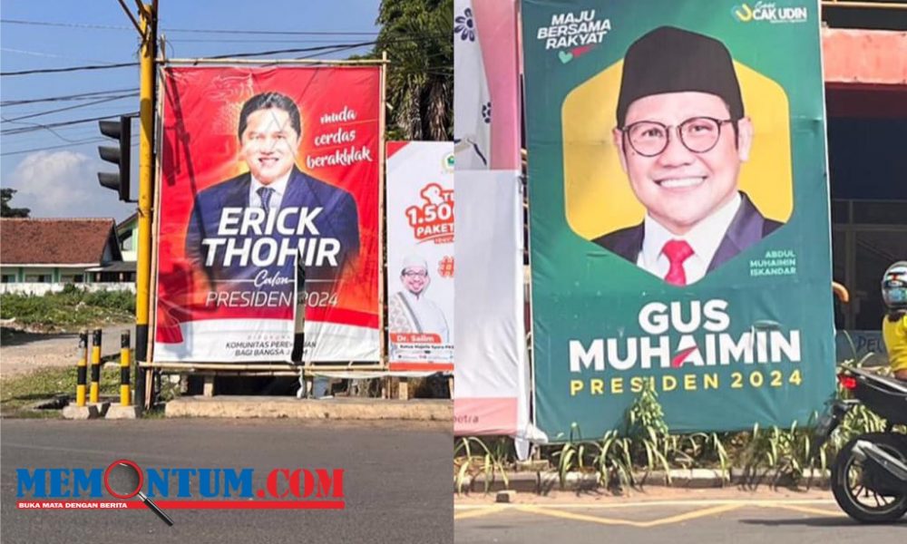 Banner Capres 2024 di Kota Malang Didominasi Banner Tak Berizin