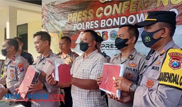 Diduga Korupsi Dana Desa, Mantan Kades Lombok Wetan Ditahan Polres Bondowoso