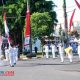 Formasi Lengkap Warnai Pengibaran Bendera HUT Ke-77 RI di Kabupaten Malang