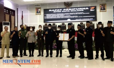 Penandatangan RKUA PPAS APBD 2023, DPRD Kota Malang Beri Beberapa Catatan