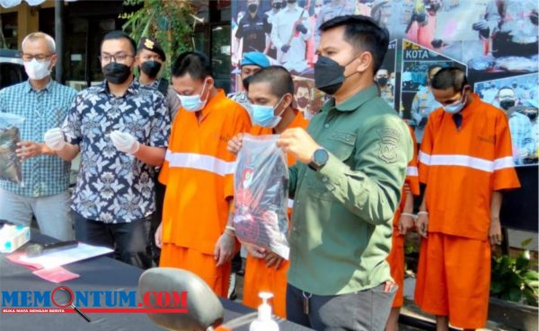 Beraksi di Sawojajar Kota Malang, Dua Pelaku Curanmor dan Penadah Dibekuk