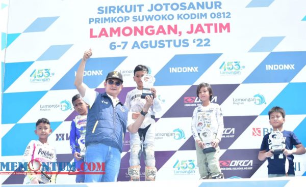 Bupati Lamongan Buka Kejurnas Motocross di Lintasan Sirkuit Jotosanur