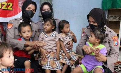 Sambut HUT Ke-74 Polwan, Polresta Malang Bagikan Ratusan Sembako