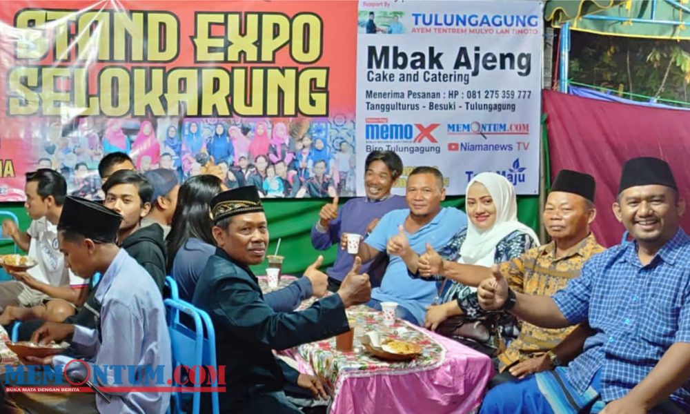 Kompak dan Guyub Rukun Warga Hantarkan Suksesnya Pelaksanaan Expo Bazar Tanggulturus Tulungagung