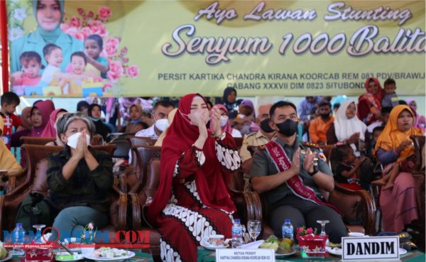 Dandim 0823 Situbondo Dikukuhkan Jadi Duta Bapak Asuh Anak Stunting