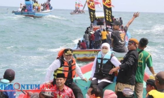 Gubernur Jatim bersama Bupati Malang Hadiri Syukuran Nelayan dan Petik Laut Sendang Biru