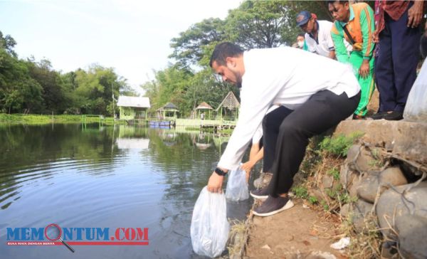 Hadiri Penebaran Ikan dan Budidaya, Wali Kota Habib Hadi Apresiasi Keseriusan Kelompok Tani