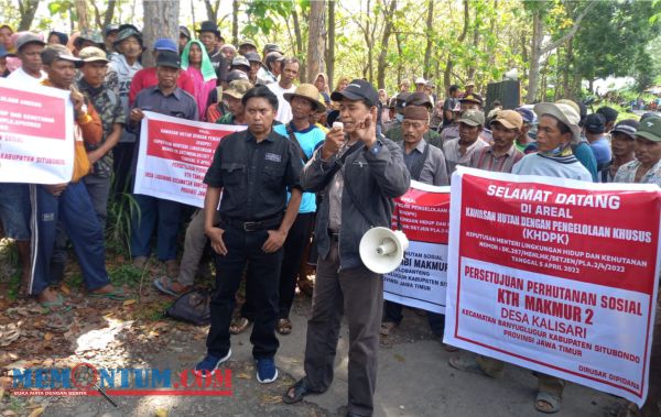 Empat Kelompok Tani Hutan Kecamatan Banyuglugur Situbondo Gelar Audensi Terkait Pengelolaan Lahan Hutan