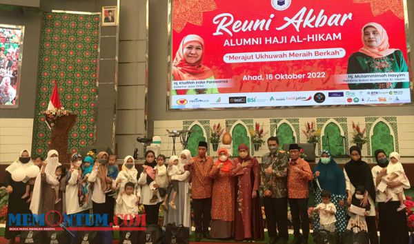 Gelar Reuni Akbar Alumni Haji KBIH Al-Hikam, Gubernur Jatim Ingatkan Kuatkan Ukhuwah Substantif