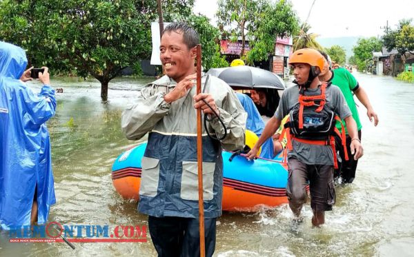 Lima Kecamatan di Blitar Dikepung Banjir, Kelurahan Sutojayan Terdata Sebagai Wilayah Terparah