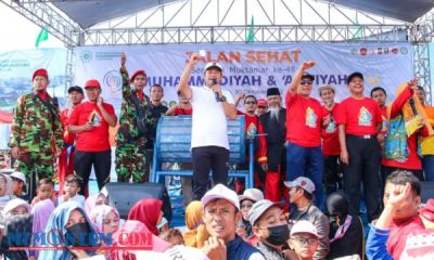 Ribuan Masyarakat Lamongan Semarakkan Jalan Sehat Muktamar Ke-48 Muhammadiyah dan Aisyiyah