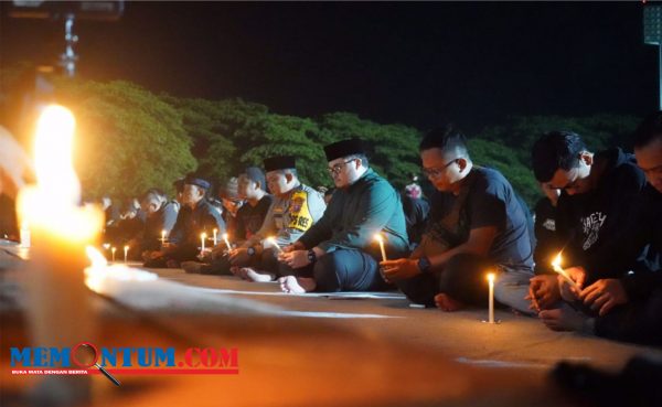 Mas Dhito dan Ratusan Suporter Kediri Gelar Aksi Solidaritas untuk Insiden Stadion Kanjuruhan