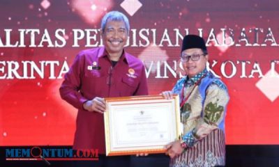 Wali Kota Malang Raih Penghargaan Kualitas Pengisian Jabatan Pimpinan Tinggi 2021