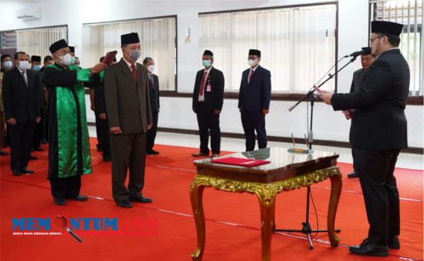 Lantik Suwignyo Jadi Sekda Kediri, Mas Dhito Titipkan Penyaluran Bansos, Penyerapan Anggaran dan Jembatan Jongbiru