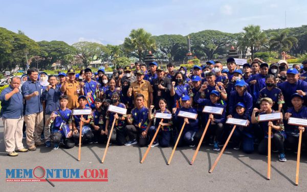 Wali Kota Malang Lepas 150 Atlet Kontingen Popda XIII