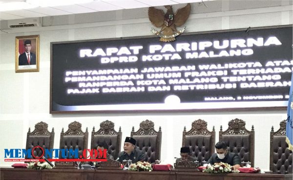 Wawali Kota Malang Sampaikan 56 Poin Jawaban Wali Kota Sutiaji terhadap Pandangan Umum Fraksi