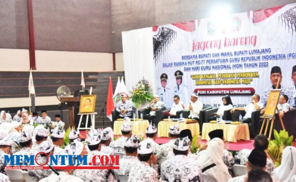 Manfaatkan Momen HUT Ke-77 PGRI dan Hari Guru, Cak Thoriq Gelar Giat Jagong Bareng Bupati dan Wabup Lumajang