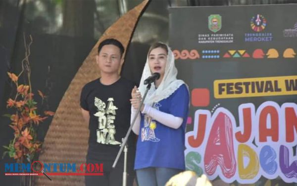 Buka Festival Jajanan Sadewa 2022 Trenggalek, Novita Hardini Sampaikan Pentingnya Dukungan SDM dalam Pengelolaan Wisata
