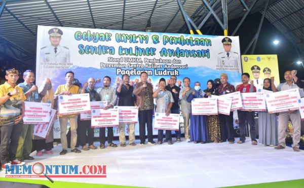 Bupati Lamongan Resmikan Destinasi Wisata Baru Kuliner Tengah Kota yakni New Sentra PKL Andansari