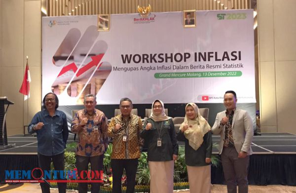 Kupas Angka Inflasi, BPS Kota Malang Gelar Workshop bersama Media