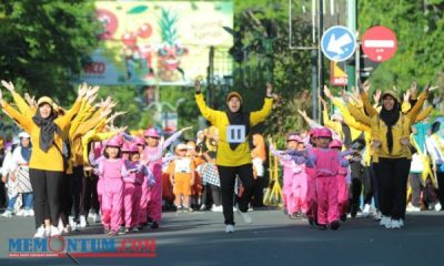 Peringati Hari Ibu, Ribuan Siswa TK dan Orang Tua di Kota Probolinggo Ikuti Jalan Santai Ceria