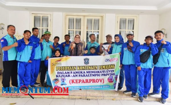 Wabup Lumajang Berangkatkan Kontingen Kejuaraan Paralimpik Provinsi Jawa Timur Tahun 2022