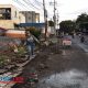Pedestrian Jalan Raya Dieng Kota Malang Rusak Akibat Proyek Gorong Gorong