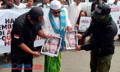 Puluhan Aliansi Muslim di Kota Malang Gelar Aksi Protes Tindakan Politikus Swedia Bakar Al Quran