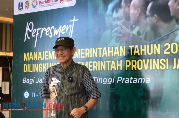 Refreshment Manajemen Pemerintahan Provinsi Jatim, Bapak Marketing Indonesia Tekankan Kinerja Pejabat Eselon II