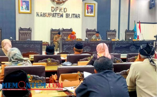 DPRD Kabupaten Blitar Gelar Rapat Paripurna Laporan Reses