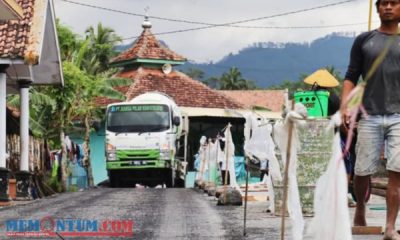 Apresiasi Perbaikan Jalan melalui Swadaya, Bunda Indah Ingatkan Jalan Rusak Karena Angkutan Pasir Jadi Perhatian Penambang