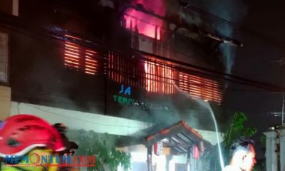 Empat Ruko di Jalan Pahlawan TRIP Kota Malang Terbakar