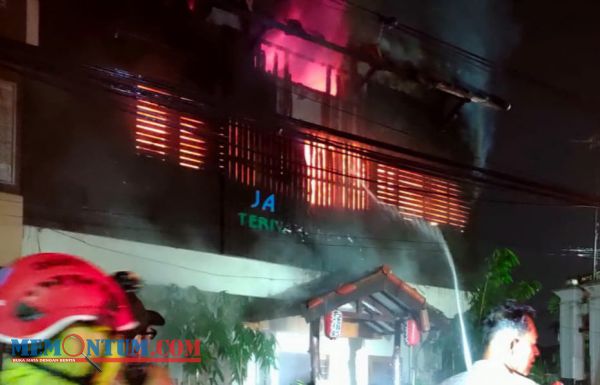 Empat Ruko di Jalan Pahlawan TRIP Kota Malang Terbakar