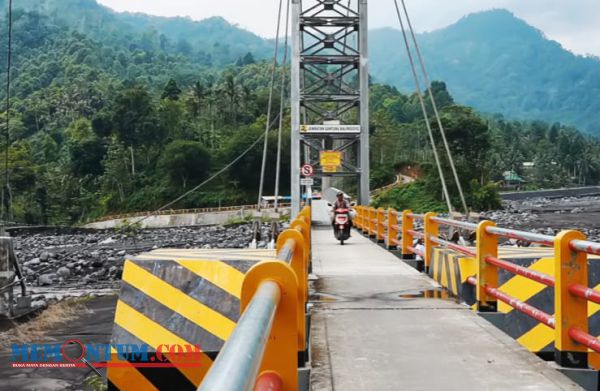Tali Sling Jembatan Putus, Bunda Indah Minta Masyarakat Hati-Hati Melintas di Jembatan Gantung Kali Regoyo Lumajang
