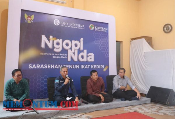 Promosikan Industri Kreatif Fashion, Bank Indonesia Kediri Gelar Sarasehan Tenun Ikat Kediri bersama Media