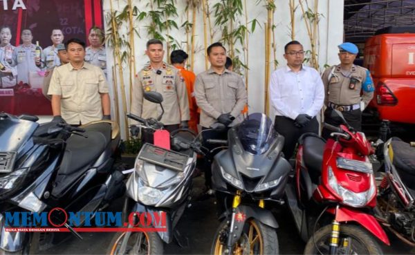 Kedapatan Simpan Motor Hasil Curian, Warga Lumajang Dibekuk Gabungan Petugas Polresta Malang Kota