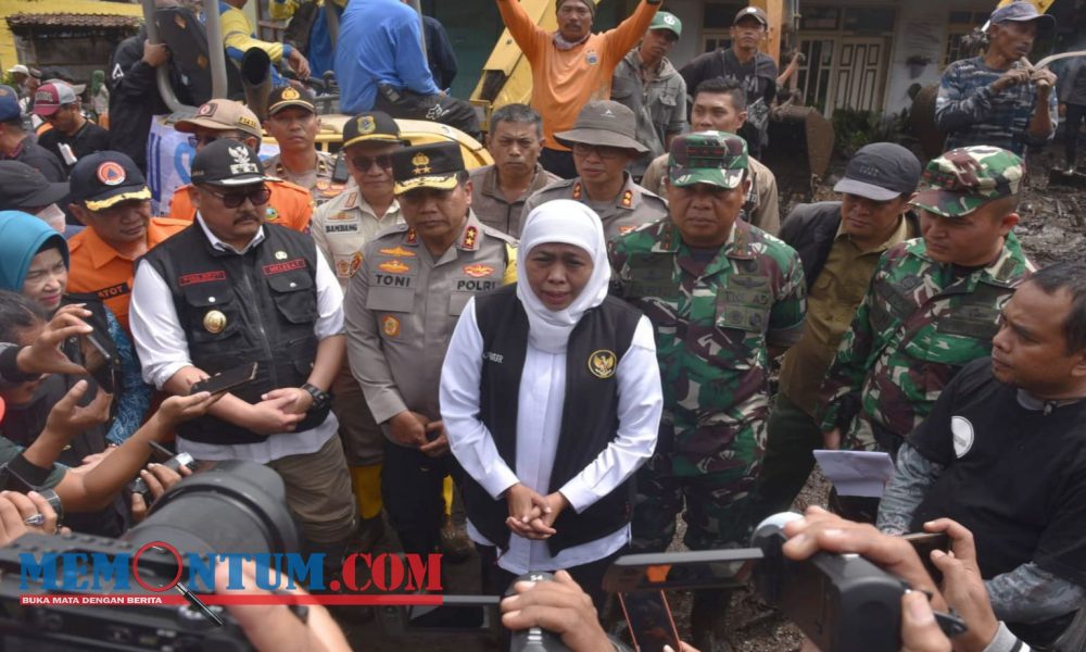 Gubernur Jawa Timur Tinjau Lokasi Banjir Bandang di Ijen Bondowoso