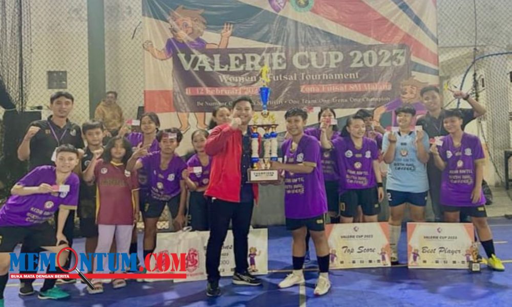 Tim Futsal Putri CISC Lumajang Juara Valerie Cup Tahun Ketiga 2023