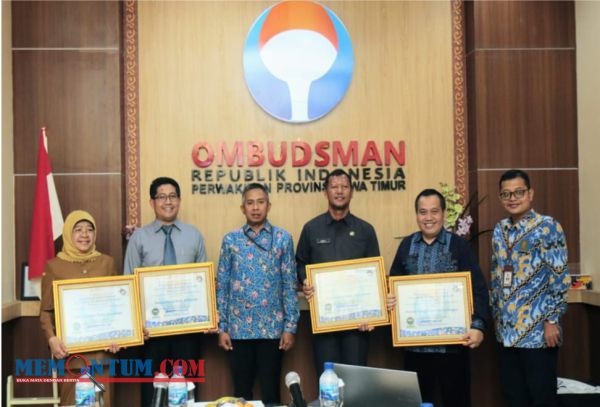Berikan Pelayanan Prima, Pemkot Probolinggo Raih Penghargaan dari Ombudsman RI