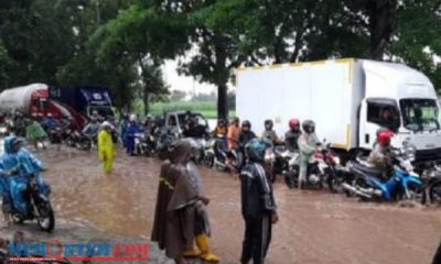 Jalan Raya Pancoran Bondowoso Kembali Dihajar Banjir, Akses Provinsi ke Jember Kembali Lumpuh