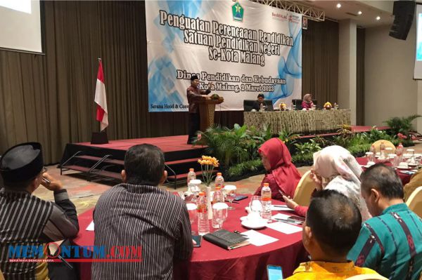 Kuatkan Perencanaan Satuan Pendidikan Negeri di Kota Malang, Wali Kota Tekankan Sikap Tanggung Jawab