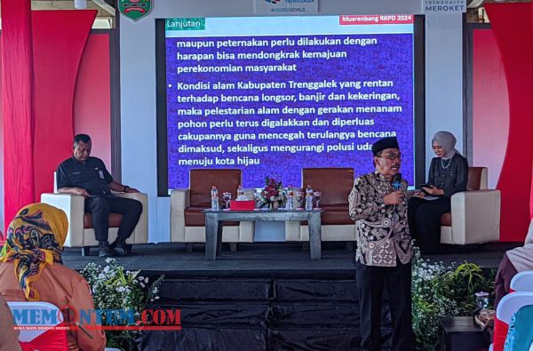 Sampaikan Paparan dalam Musrenbang 2024, Ketua DPRD Trenggalek Ingatkan Partisipasi Masyarakat di Perencanaan Pembangunan
