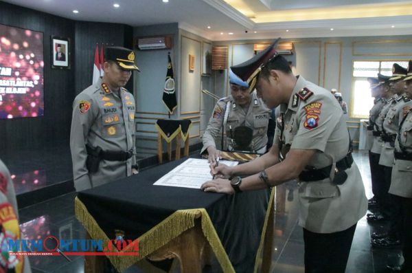 Sebanyak Lima Pejabat Polresta Malang Kota Resmi Berganti