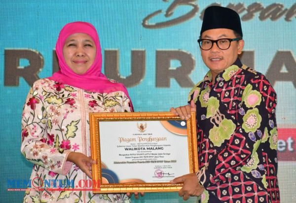 Wali Kota Malang Raih Penghargaan Nawa Bhakti Satya melalui Jatim Berdaya dalam Program EKO-TREan OPOP