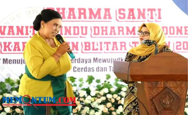 Hadiri Perayaan Dharma Santi WHDI, Bupati Blitar Ajak Hidup Berdampingan dan Ciptakan Kedamaian