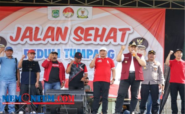 Berangkatkan Jalan Sehat di Taman Wisata Tumpang, Bupati Malang Berharap Masyarakat Selalu Sehat