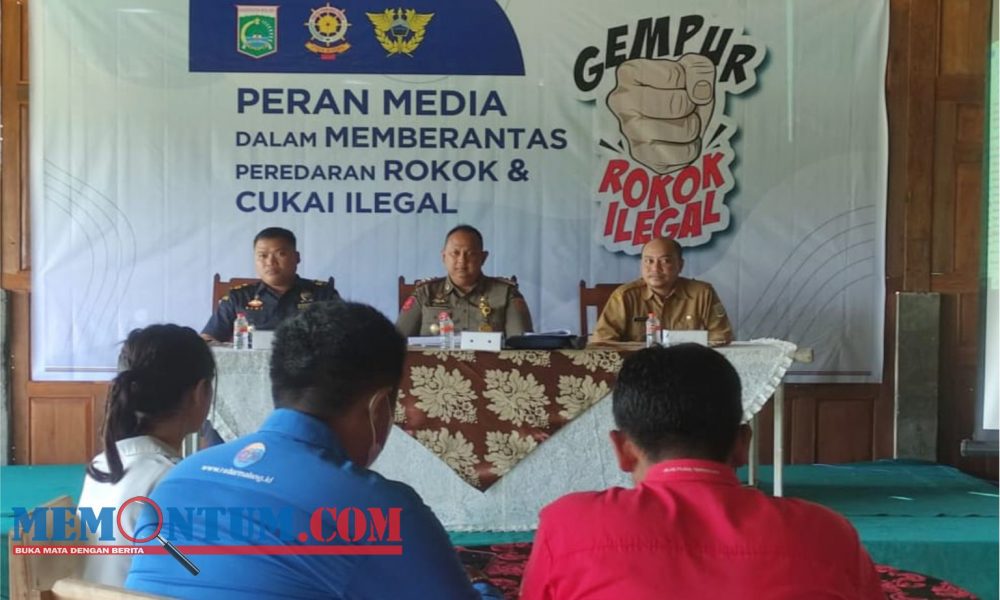 Satpol PP bersama Bea Cukai Malang serta Pengadaan Barang dan Jasa Gelar Silaturahmi Pemberantasan Rokok Ilegal dengan Media