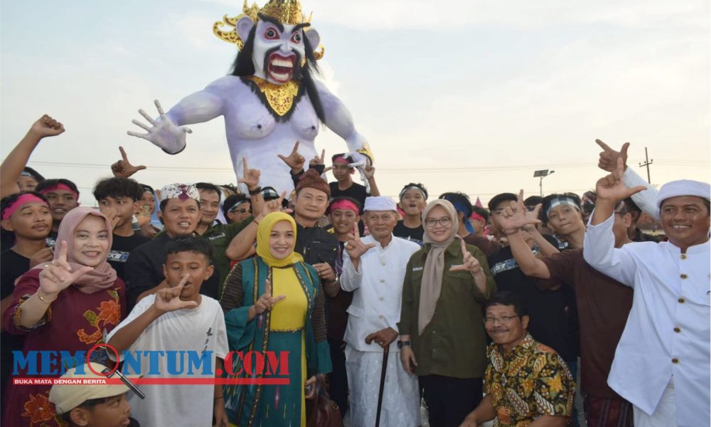Bupati Yuhronur Hadiri Pawai Ogoh-ogoh Penuh Toleransi dan Keharmonisan di Desa Balun