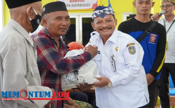 Bagikan Ribuan Paket Sembako ke Abang Becak Situbondo, Bupati Karna dan Wabup Minta Program Sehati Dioptimalkan