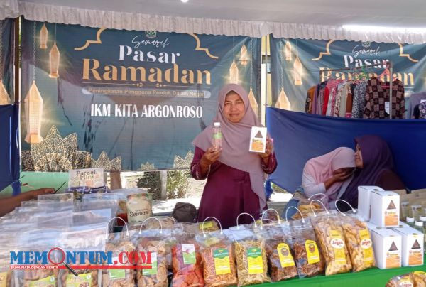 Berdayakan Industri Kecil Menengah, Diskopindag Lumajang Gelar Pasar Ramadan di Alun-Alun Kota